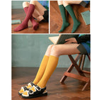 Luxéra Cotton Blend Stockings — Soft Breathable Women’s Socks with Support (Gold ) - | Zavonix