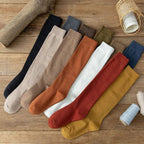 Luxéra Cotton Blend Stockings — Soft Breathable Women’s Socks with Support (Gold ) - | Zavonix