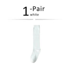 Luxéra Cotton Blend Stockings — Soft Breathable Women’s Socks with Support (WHITE ) - | Zavonix