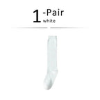 Luxéra Cotton Blend Stockings — Soft Breathable Women’s Socks with Support (WHITE ) - | Zavonix