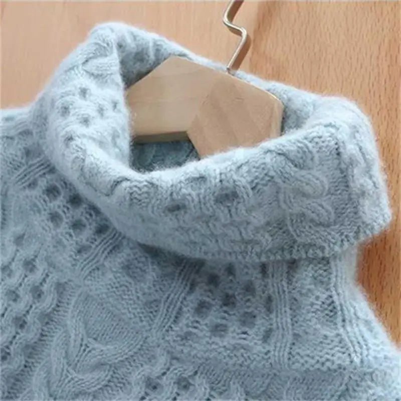 Madeline 100% Genuine Cashmere Sweater (Light blue XS) - | Zavonix