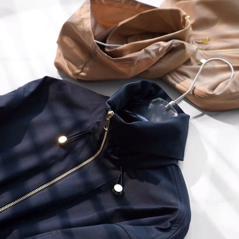 MADONA COAT (Navy Blue XS) - | Zavonix