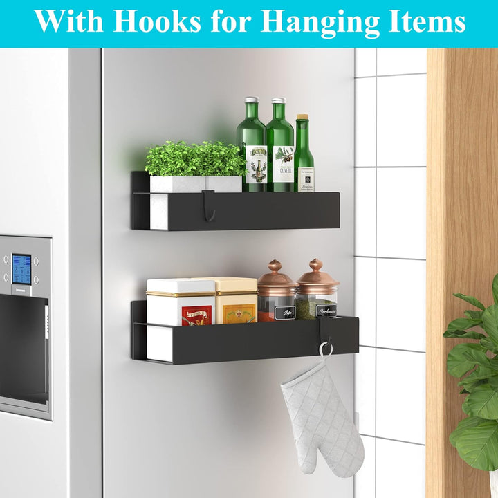Magnetic Kitchen Spice Rack with Reinforced Steel Frame