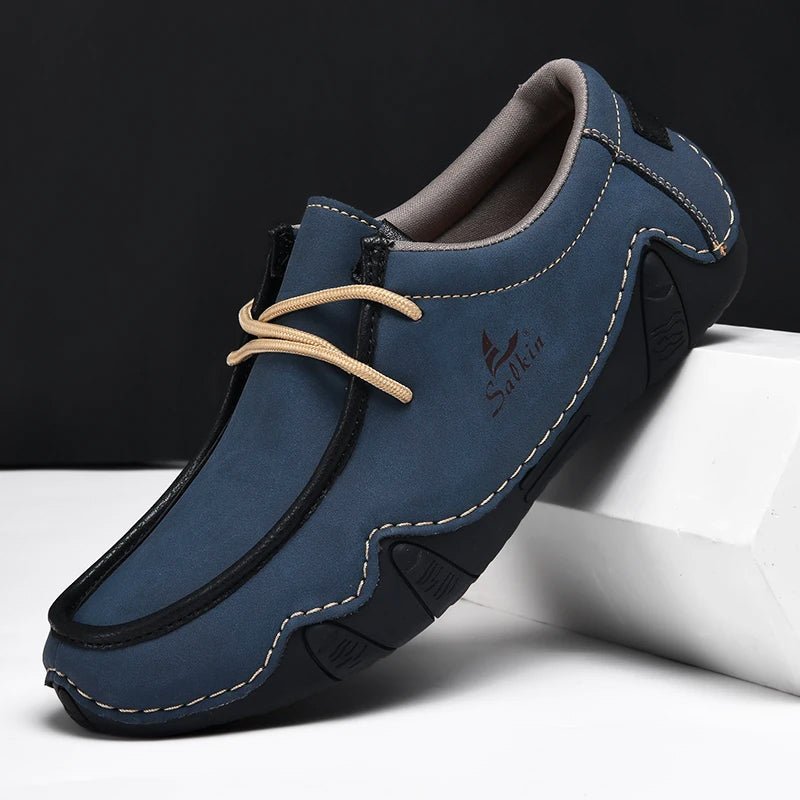 "Magnus" Driving Slip - Ons (Black 7) - Loafers | Zavonix
