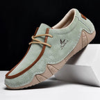 "Magnus" Driving Slip - Ons (Green 7) - Loafers | Zavonix