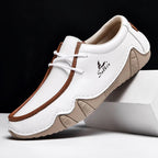 "Magnus" Driving Slip - Ons (White 7) - Loafers | Zavonix
