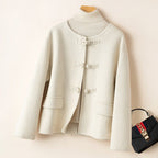 MARIA WOOL JACKET (Cream XS) - | Zavonix