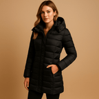 Mara Women's Puffer Coat | Lightweight Insulation, Mid-Length Design 0