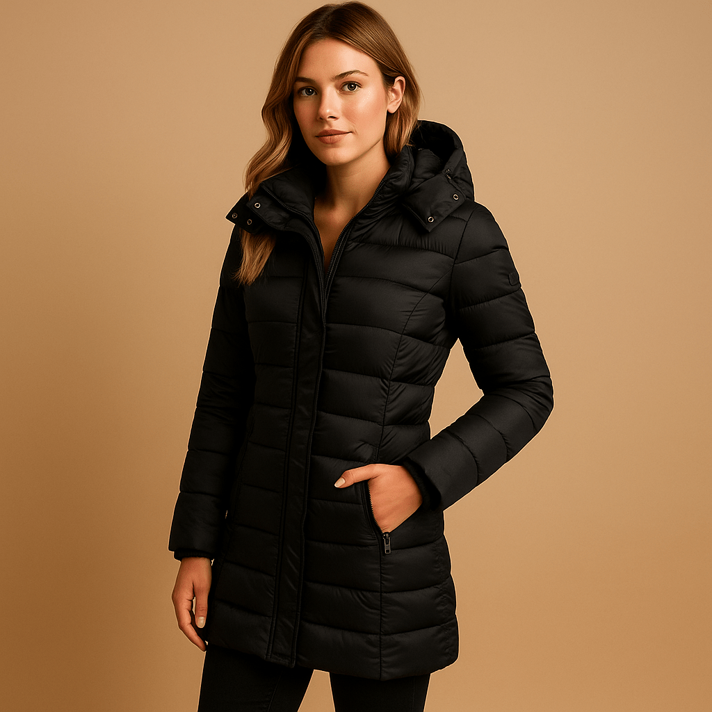 Mara Women's Puffer Coat | Lightweight Insulation, Mid-Length Design 0