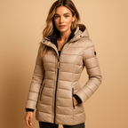 Mara Women's Puffer Coat | Lightweight Insulation, Mid-Length Design 2