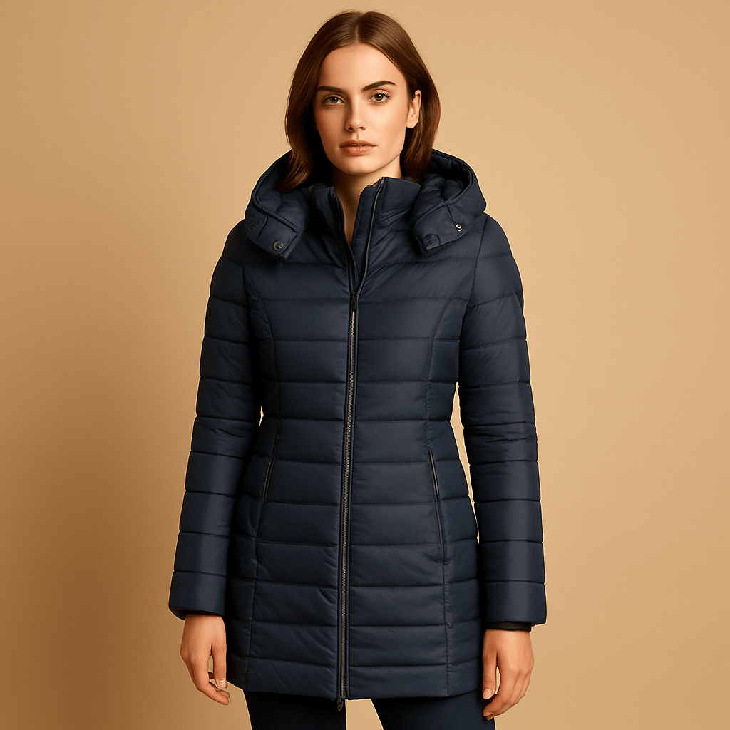 Mara Women's Puffer Coat | Lightweight Insulation, Mid-Length Design 3