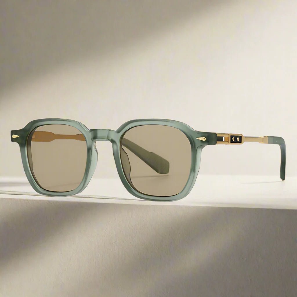 "Marbella" Sleek Sunglasses (Golden ) - Sunglasses | Zavonix