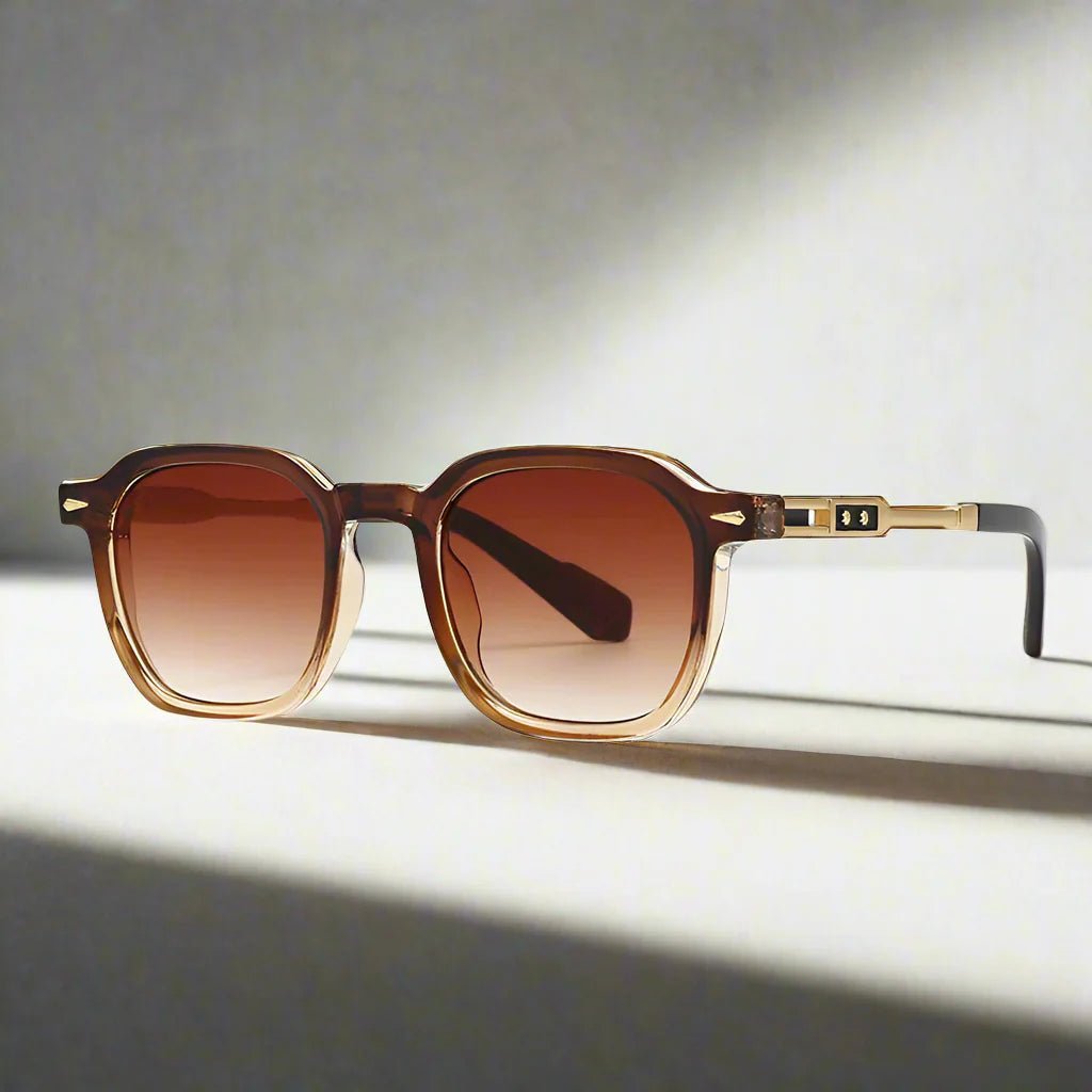"Marbella" Sleek Sunglasses (Golden ) - Sunglasses | Zavonix