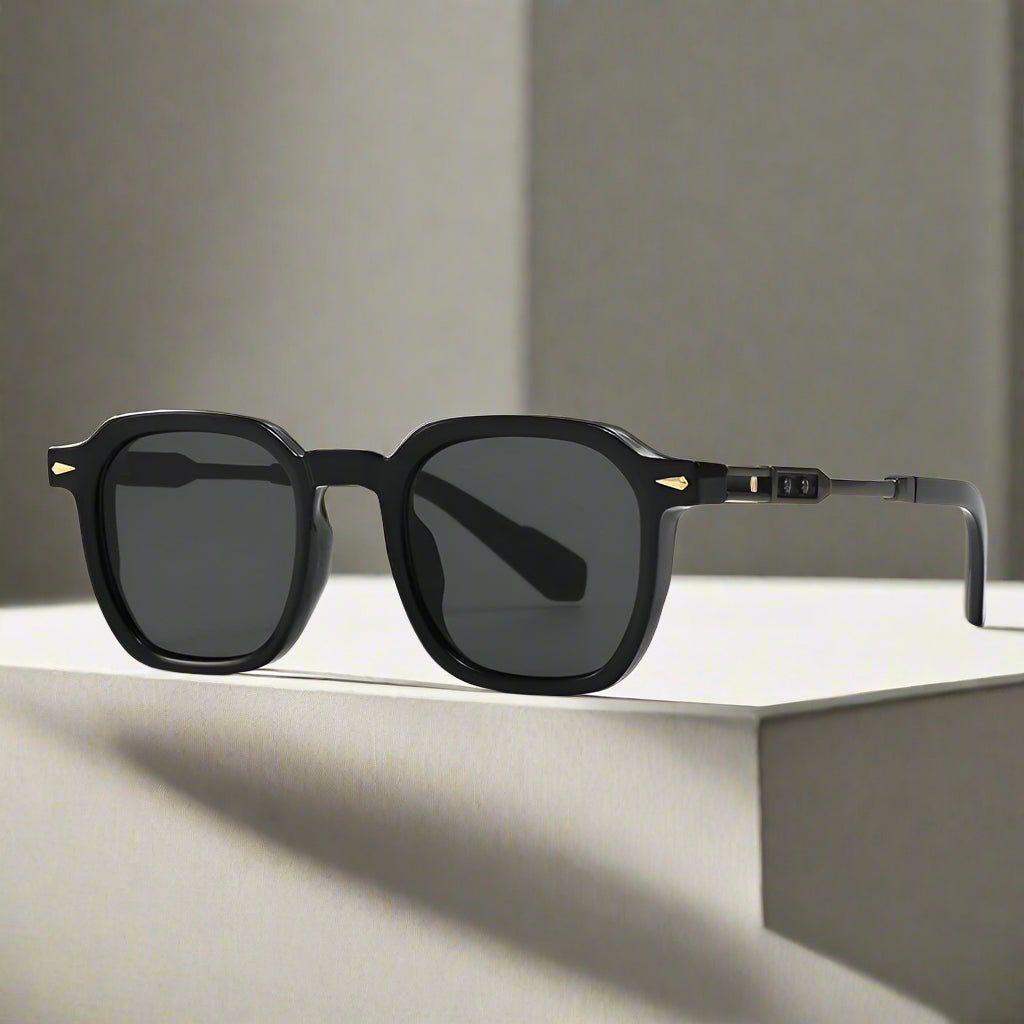 "Marbella" Sleek Sunglasses (Gun Black ) - Sunglasses | Zavonix