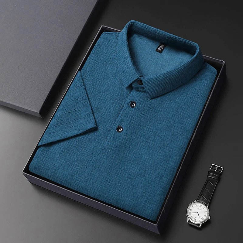 Marcello Vieri Italian Polo Shirts (Blue XS) - | Zavonix