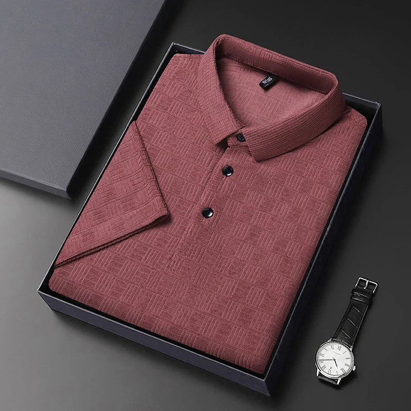 Marcello Vieri Italian Polo Shirts (Red XS) - | Zavonix