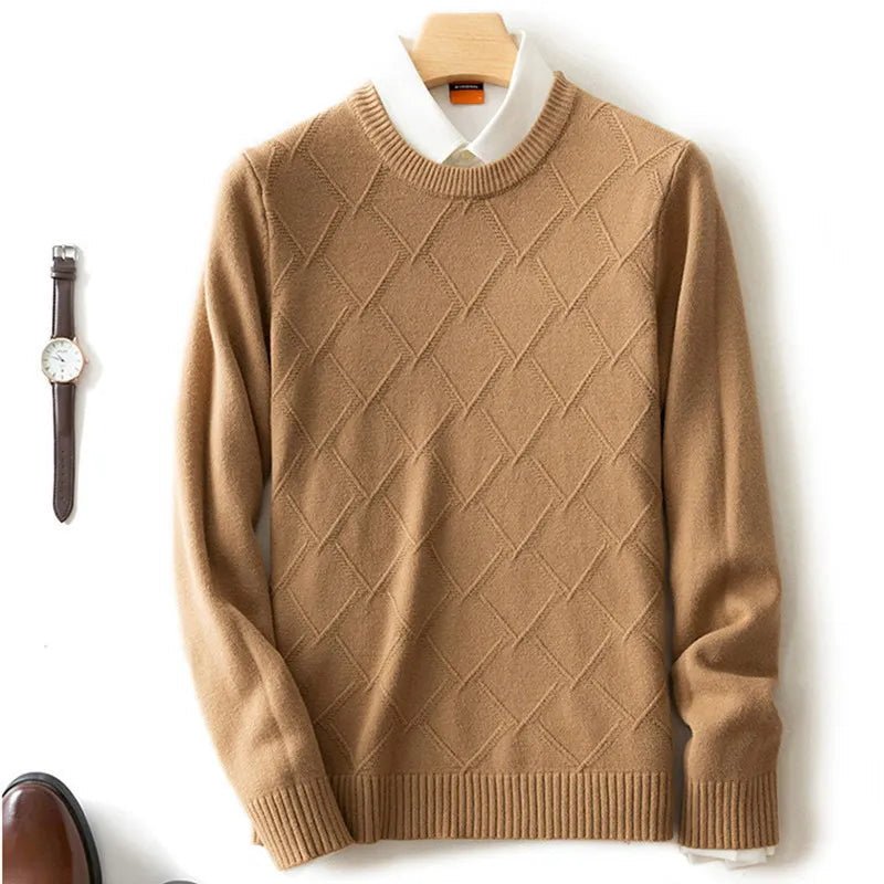 Marco™ Premium Cashwool Jumper (Camel XS) - | Zavonix