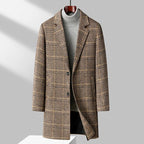 "Marco Salvatore" Wool - Mix Overcoat (Khaki XXS) - | Zavonix
