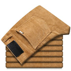"Marconi" Corduroy Trousers (Charcoal Black 28) - | Zavonix