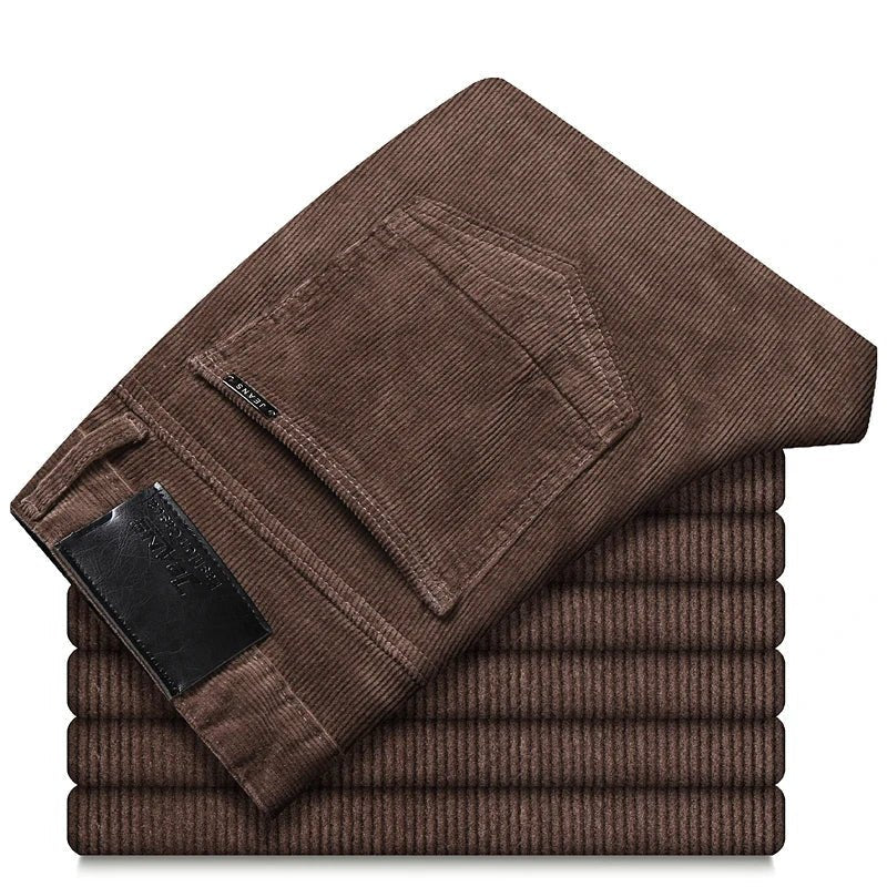 "Marconi" Corduroy Trousers (Coffe 28) - | Zavonix
