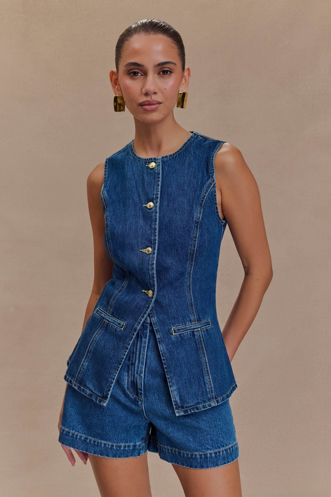 Maren Denim Two-Piece Set product image 1