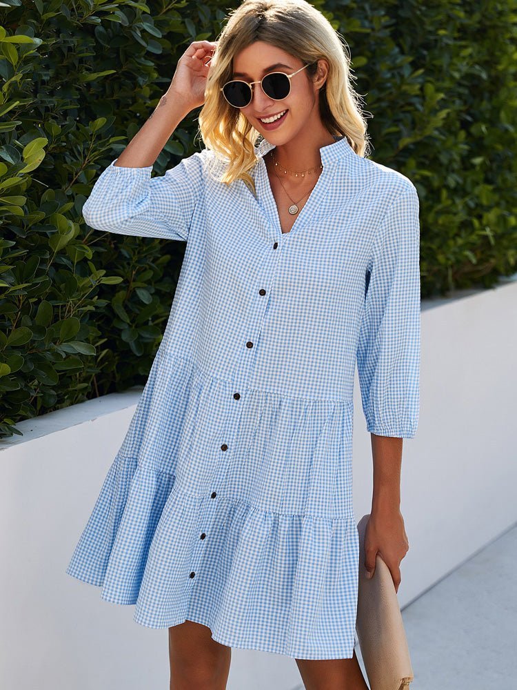 Maribel Gingham Summer Dress product image 1