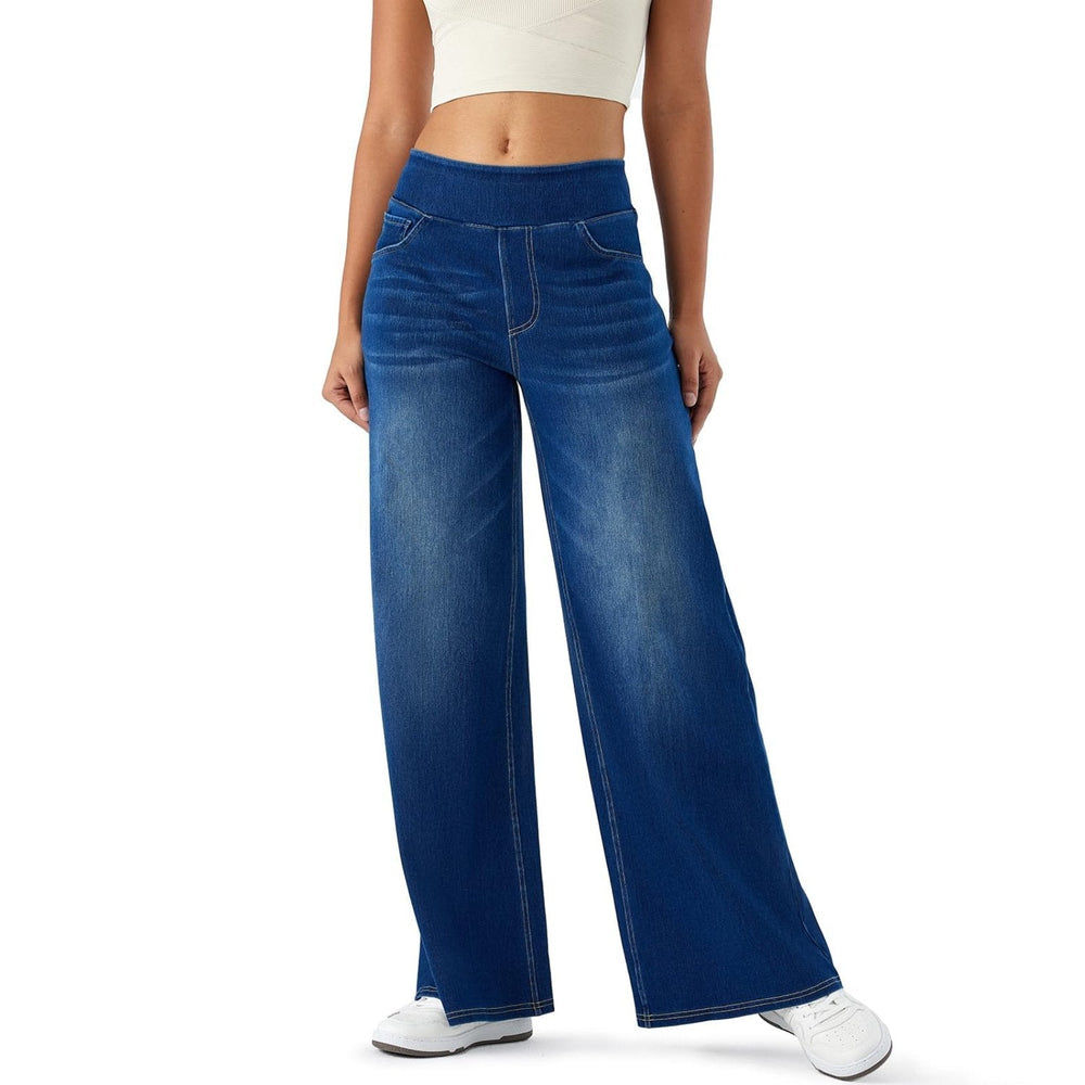 Maris Relaxed Stretch Wide Leg Jeans Product Image 02