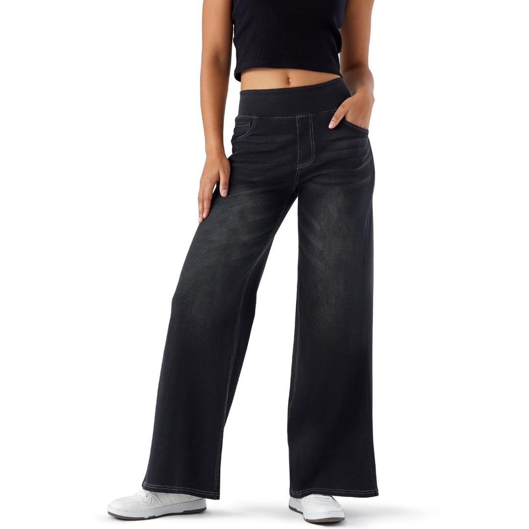 Maris Relaxed Stretch Wide Leg Jeans Product Image 04