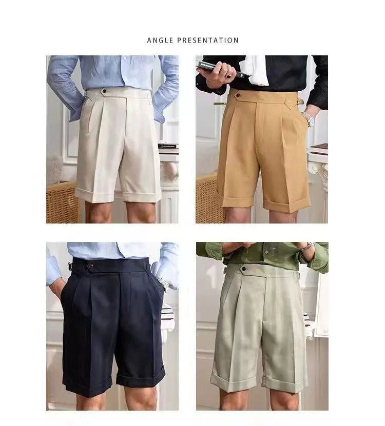 Marlo - Smart Casual Shorts (White XXS) - | Zavonix