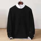 MARTIN™ CASHMERE PULLOVER (Black XS) - | Zavonix