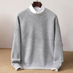 MARTIN™ CASHMERE PULLOVER (Gray XS) - | Zavonix
