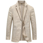 MARTIN™ PREMIUM LINEN BLAZER (Beige XS) - | Zavonix