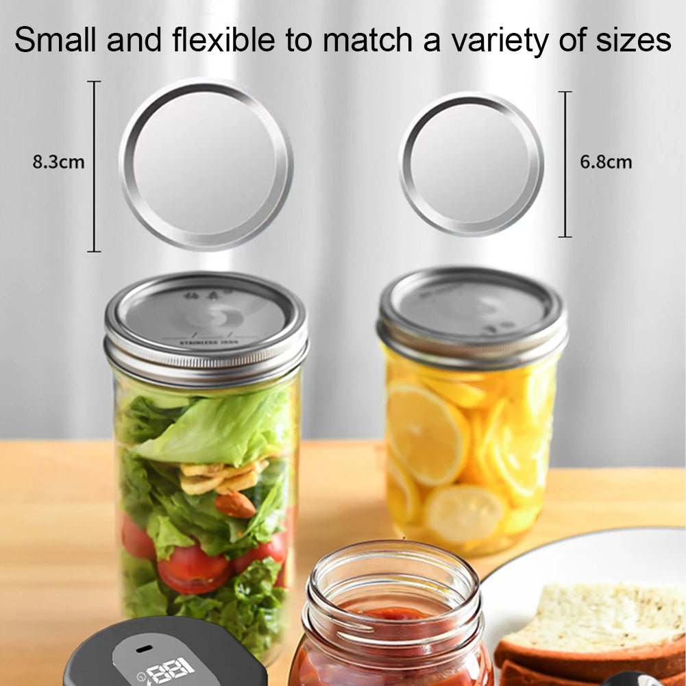 Mason Vacuum Sealer Machine | Cordless, Compact Design for Food Preservation 4