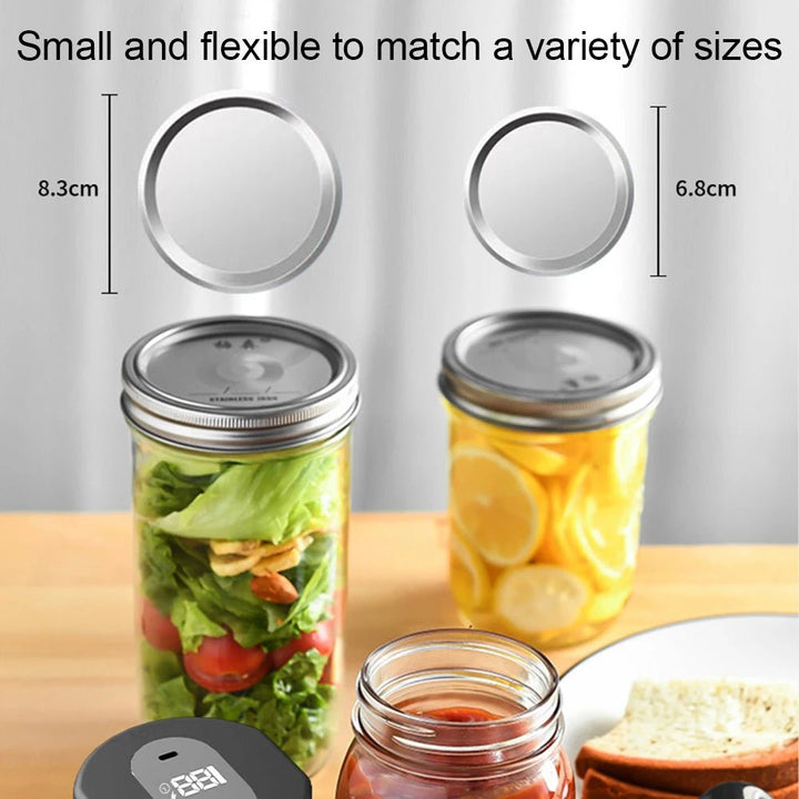 Mason Vacuum Sealer Machine | Cordless, Compact Design for Food Preservation 4