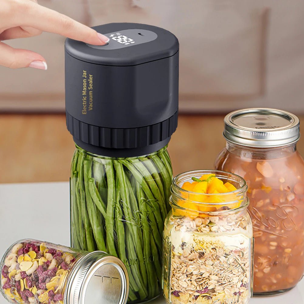 Mason Vacuum Sealer Machine | Cordless, Compact Design for Food Preservation 2