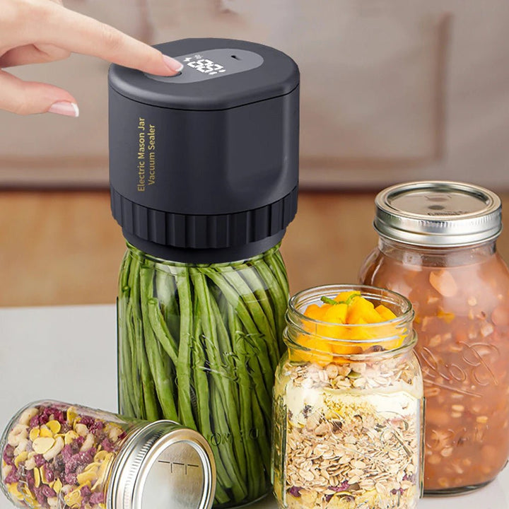 Mason Vacuum Sealer Machine | Cordless, Compact Design for Food Preservation 2