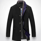 MATIN WOOL OVERCOAT (Black XS) - | Zavonix