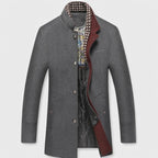 MATIN WOOL OVERCOAT (Black XS) - | Zavonix