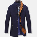 MATIN WOOL OVERCOAT (Black XS) - | Zavonix