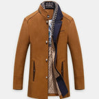 MATIN WOOL OVERCOAT (Light Brown XS) - | Zavonix