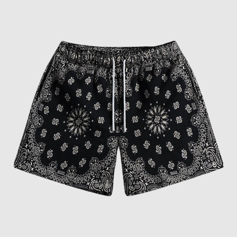 Maui Escape Beach Shorts (Black S) - Swimsuit shorts | Zavonix