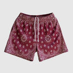 Maui Escape Beach Shorts (Red S) - Swimsuit shorts | Zavonix