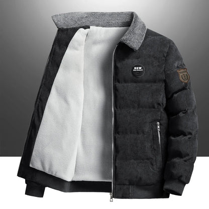 Maurello® Fleece - Lined Coat (Black XS) - | Zavonix