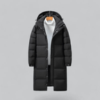Max Men's Coat | Long Hooded Puffer, Insulated Winter Outerwear 0