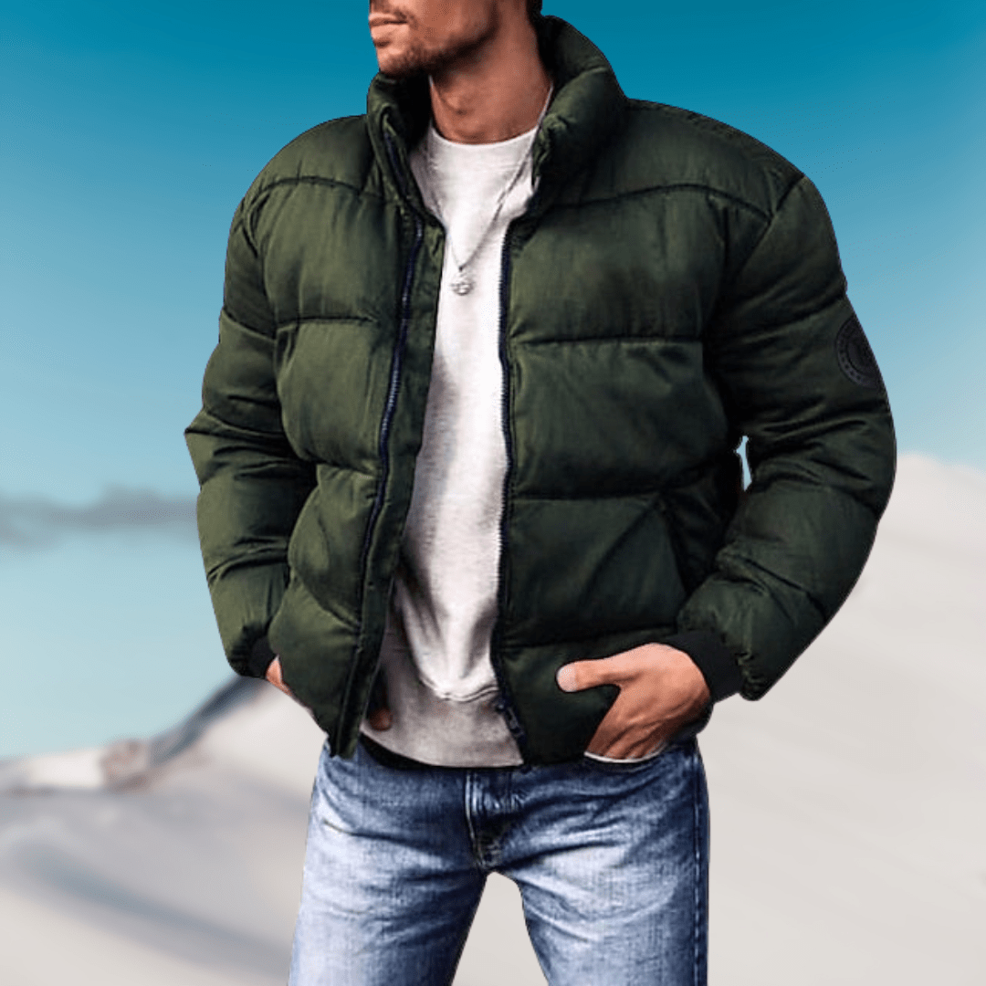 Max Men's Puffer Jacket | Thermal Insulation, Casual Fit 1