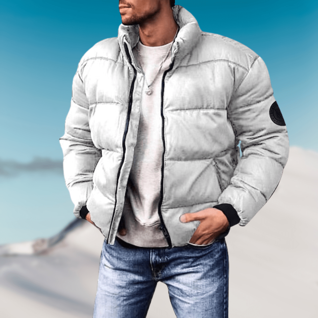 Max Men's Puffer Jacket | Thermal Insulation, Casual Fit 0