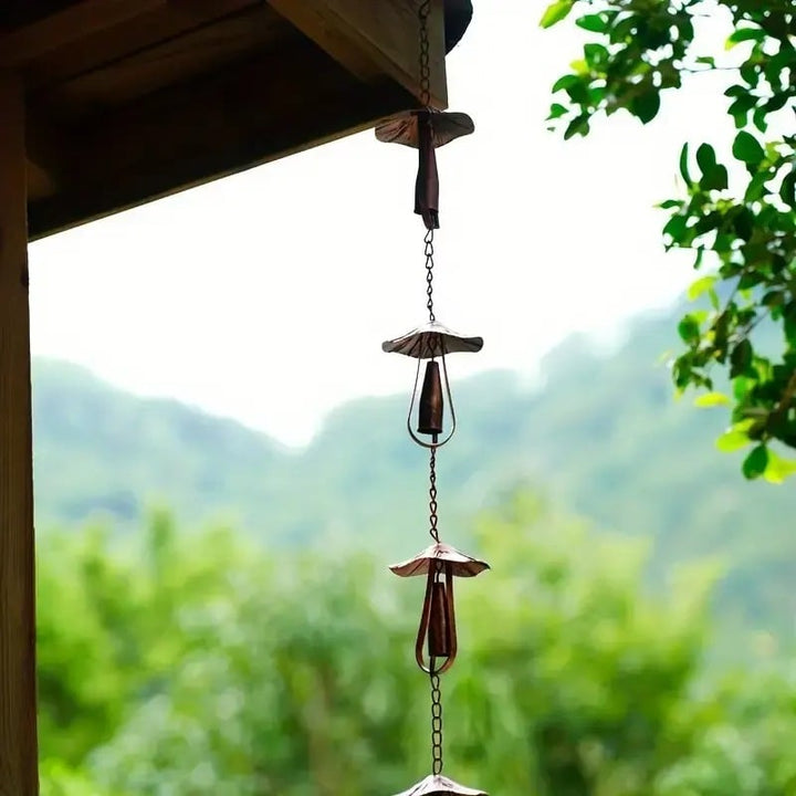 Meadowcap Iron Mushroom Rain Chain Product Image 03