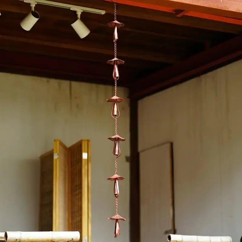 Meadowcap Iron Mushroom Rain Chain Product Image 08
