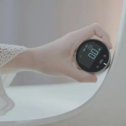 Mide todo en un abrir y cerrar de ojos, sin una regla electrónica voluminosa Recargable 8 funciones Medidor portátil Pantalla LCD HD Larga duración Multifunción