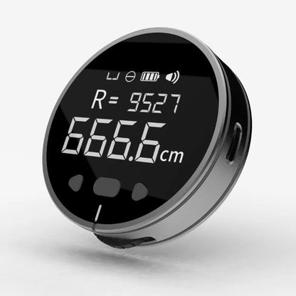 Mide todo en un abrir y cerrar de ojos, sin una regla electrónica voluminosa Recargable 8 funciones Medidor portátil Pantalla LCD HD Larga duración Multifunción